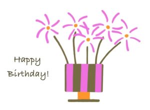 sparklers - birthday stationary