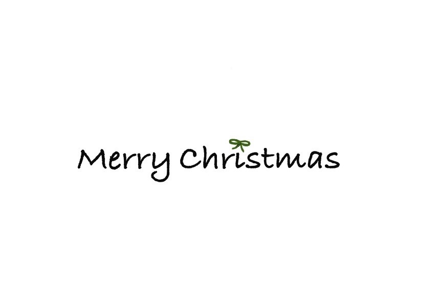 ornament with merry christmas