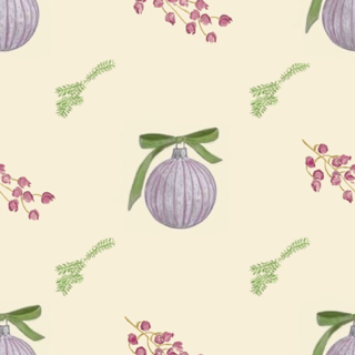 ornament holiday wrapping paper