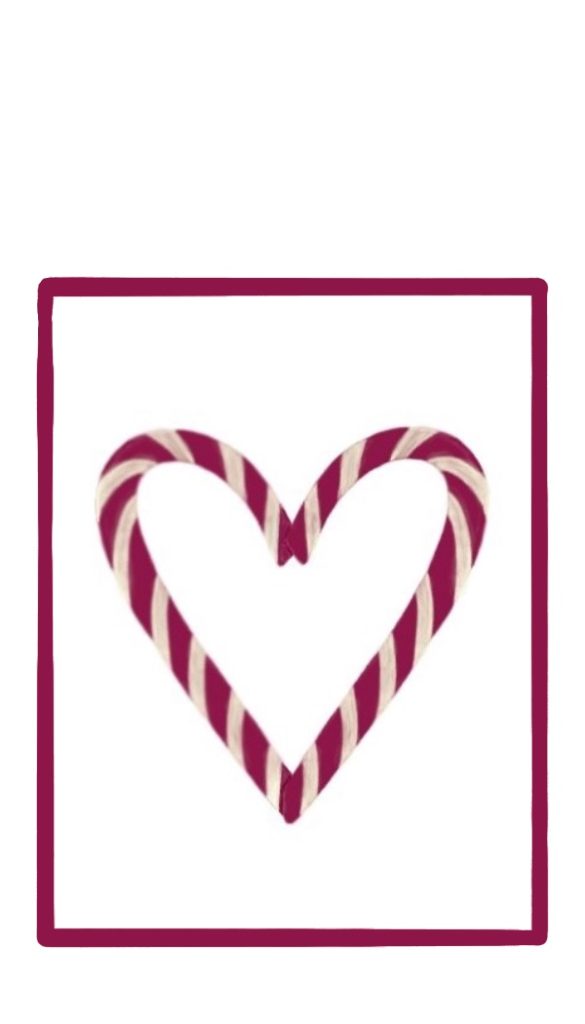 candy canes gift tag