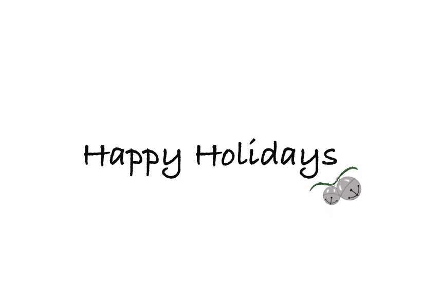 Pine Ornament with Happy Holidays