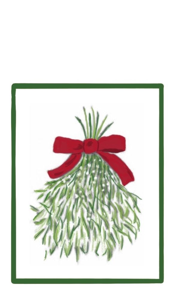pinecone gift tag