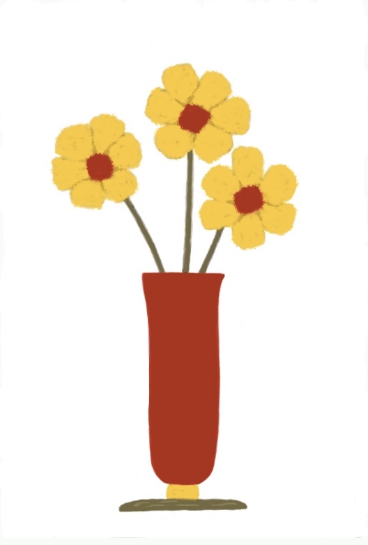 Red Vase